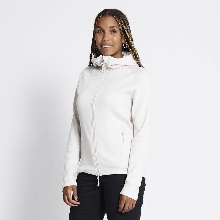 Functional hoodie "Vegby" Ivory